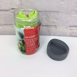 EZ-Cool Max Cooling Towel 20” X 40” Green Reusable Cools & Dries UV Protection